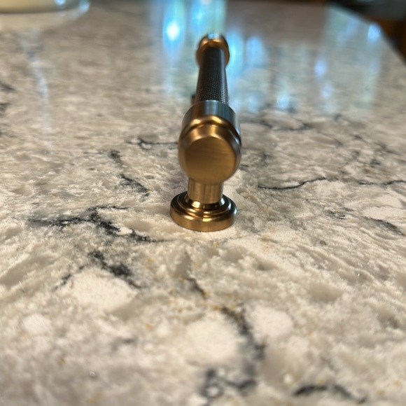 BUKOBYHE Knurled Cabinet Pulls 6.5Inch Champagne Bronze Cabinet Hardware - Picture 4 of 5